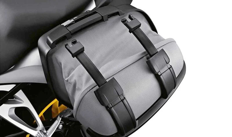 Maleta lateral deportiva izquierda OEM 71607723511 para motos BMW K1200 S, K1300 S, K1200 R, K1300 R y K1200 R Sport. Original BMW Motorrad