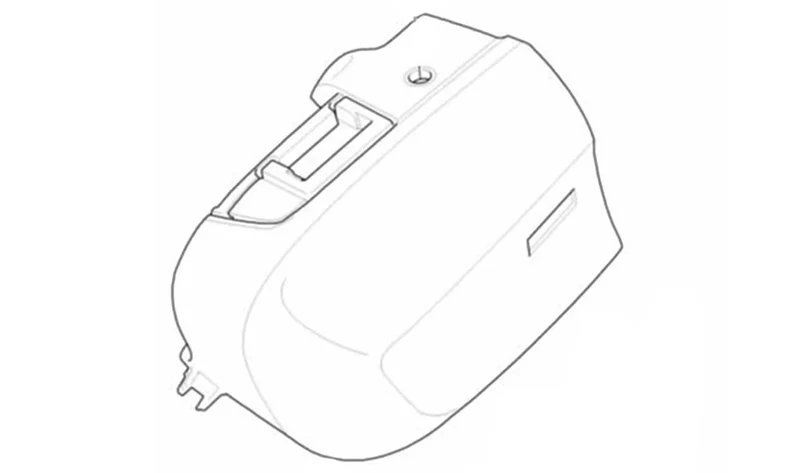 Maleta lateral derecha 32 L negra OEM 71607720288 para motos BMW R 1200 R K27, R 1200 ST K28. Original BMW Motorrad.