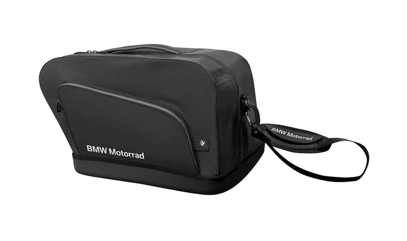 Bolsa interior izquierda para maleta de viaje OEM 77418520295 para motos BMW K 1600 GT, K 1600 GTL, R 1200 RT, R 1250 RT. Original BMW Motorrad