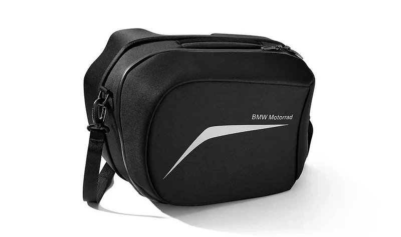 Bolsa interior de maleta derecha negra OEM 77418549408 para motos BMW F 900 R, F 900 XR, R 1200 R, R 1250 R, R 1200 RS, R 1250 RS. Original BMW Motorrad.
