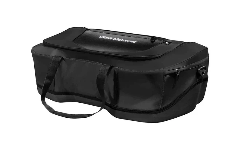 Maletín interior negro para topcase OEM 77418520301 para motos BMW K 1600 GT, K 1600 GTL, R 1200 RT, R 1250 RT. Original BMW Motorrad.