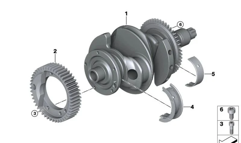 Tornillo ISA M6x20-12.9-PHR OEM 07129909886 para motos BMW R 18, R 18 Classic, R 18 Roctane, R 1300 GS, R 1300 GS Adventure, R 1300 RT, R 1300 R, R 1300 RS. Original BMW Motorrad