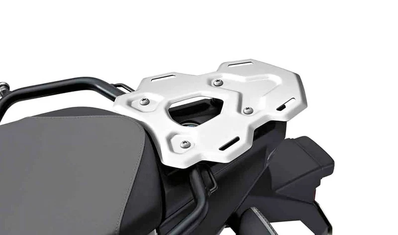 Juego puente portaequipajes pequeño trasero OEM 71607701810 para motos BMW F 700 GS, F 650 GS, F 800 GS, F 800 GS Adventure... y más. Original BMW Motorrad