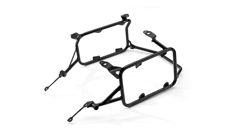 Portamaletas lateral derecho negro OEM 77412455699 para motos BMW R 1200 GS, R 1250 GS, R 1200 GS Adventure, R 1250 GS Adventure. Original BMW Motorrad
