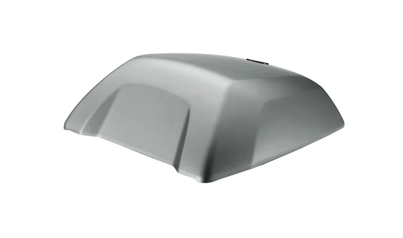 Carcasa exterior de tapa superior topcase 30 l gris granito metalizado OEM 77438553127 para motos BMW C 400 GT, C 400 X, G 310 GS, G 310 R, R 1200 R, R 1200 RS, S 1000 XR... y más. Original BMW Motorrad
