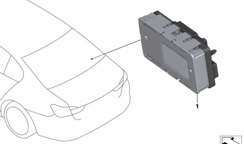 Distribuidor de corriente módulo LIN OEM 61358795478 para BMW Serie 2 G42, M2 G87, Serie 3 G20/G21, Serie 4 G22/G23/G26, Serie 5 G30/G31, X3 G01/G08, X4 G02... y más. Original BMW.