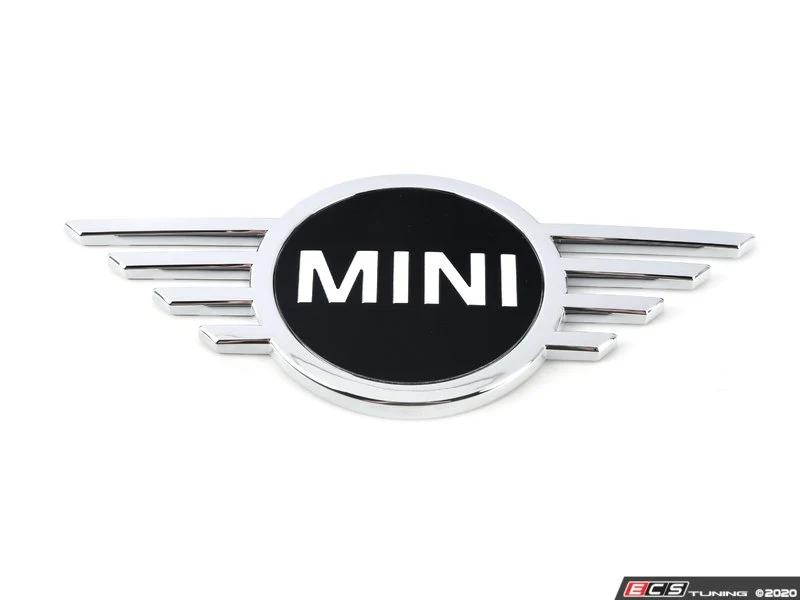 Emblema MINI OEM 51149447805 para MINI F55, F56, F56 BEV, F57, F55 LCI, F56 LCI, F56 BEV LCI, F57 LCI. Original MINI.