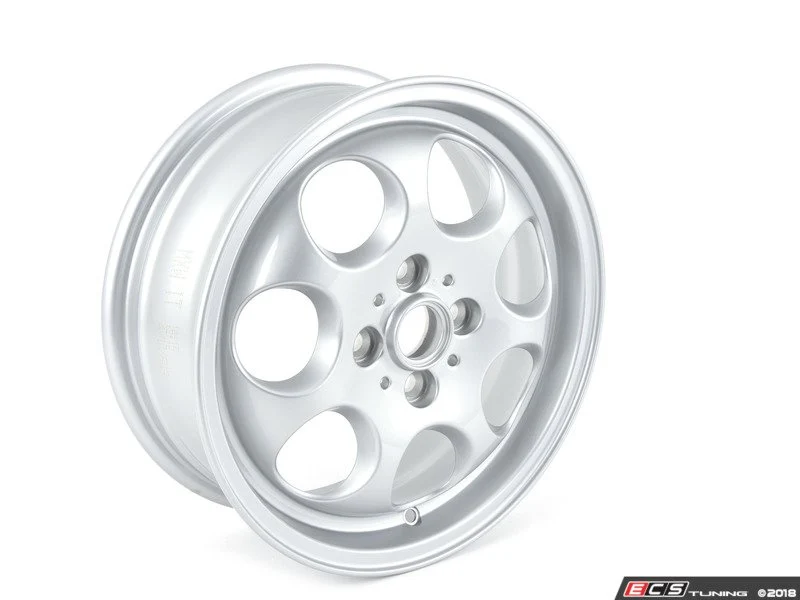 Llanta de aleación ligera plata 5,5Jx15 ET45 (7 orificios) OEM 36111512458 para MINI R50, R53, R56, R55 Clubman, R52 Cabrio, R57 Cabrio, R58 Coupé, R59 Roadster... y más. Original MINI.