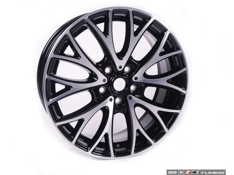 Llanta de aleación 19" 7,5Jx19 ET52 negro alto brillo JCW Cross Spoke R134 OEM 36116854451 para MINI Countryman R60, MINI Paceman R61. Original MINI.