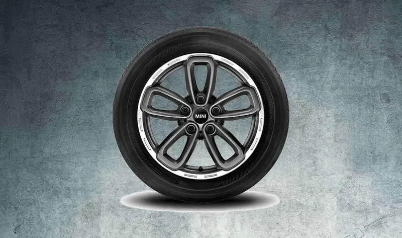 Llanta de aleación ligera 17" 7J ET50 antracita OEM 36109812676 para MINI Countryman R60, MINI Paceman R61. Original MINI.