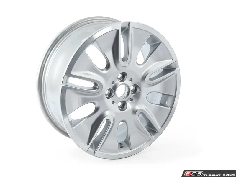 Llanta de aleación 7Jx17 ET48 plata OEM 36116789797 para MINI R56, R56 LCI, Clubman R55, R55 LCI, Cabrio R57, R57 LCI, Coupé R58, Roadster R59. Original MINI.