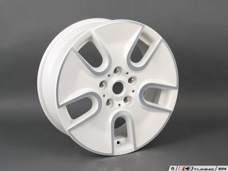 Llanta de aleación ligera blanca 7Jx17 ET50 OEM 36109804372 para MINI Countryman R60 (2010-2016), MINI Paceman R61 (2012-2016). Original MINI.