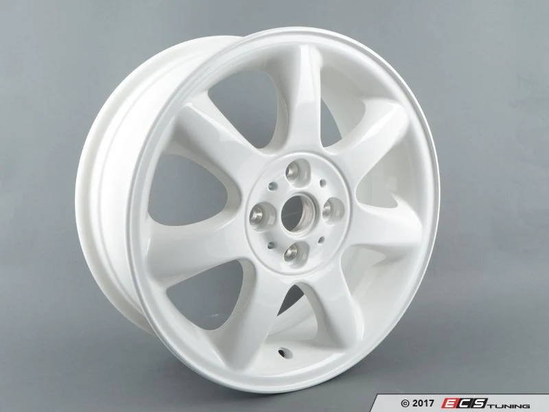 Llanta de aleación 16" 6,5J ET48 Bridge Spoke 94 Aspen White OEM 36116775800 para MINI R50, R53, R56, Clubman R55, Cabrio R52/R57, Coupé R58, Roadster R59... y más. Original MINI.