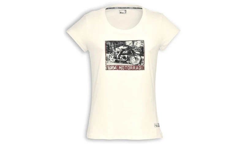 Camiseta R 68 blanca talla XL OEM 76615A813E1 para BMW. Original BMW Motorrad.