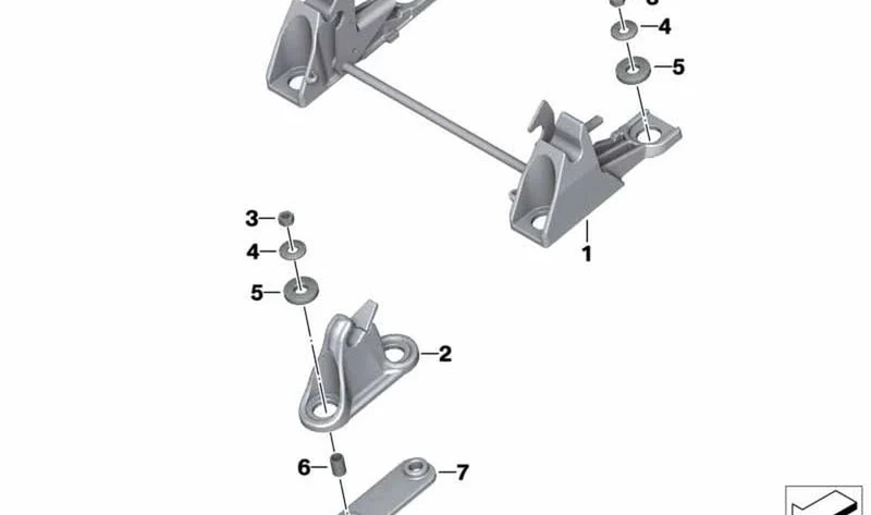 Arandela plástica OEM 52537675063 para BMW Motorrad R1200GS, R1200GS Adventure. Original BMW Motorrad.