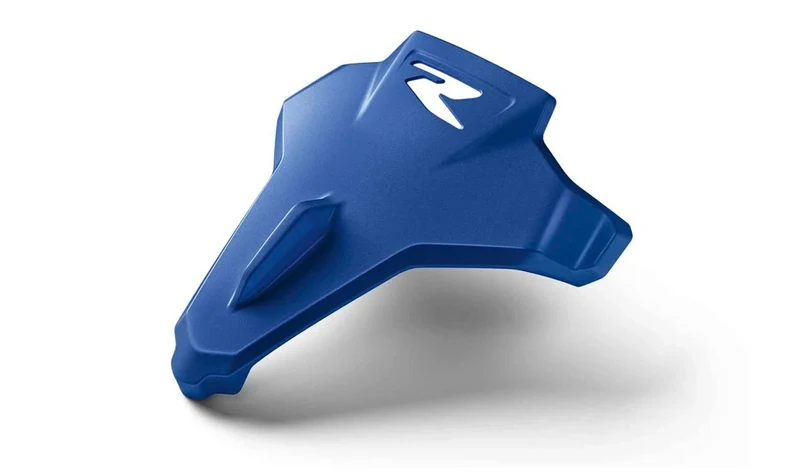 Funda de asiento pasajero azul San Marino OEM 77349829332 para BMW Motorrad F900R (K81), F900R A2 (K81) desde 11/2019. Original BMW Motorrad.