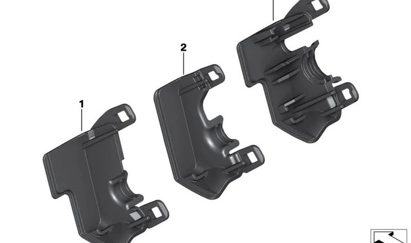 Tapa interruptor combinado izquierda OEM 61318527799 para motos BMW R1200GS, R1250GS, F750GS, F850GS, K1600GT, C400X... y más. Original BMW Motorrad.