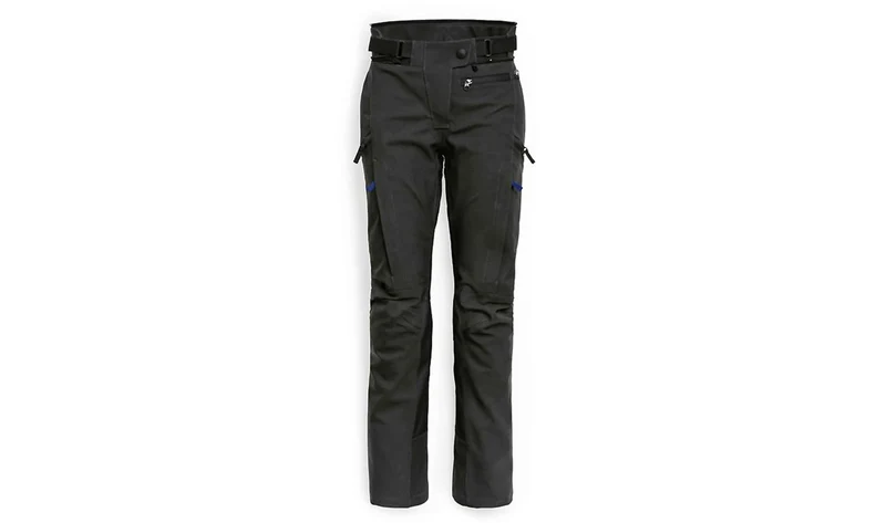 Pantalones PaceGuard gris oscuro talla 48 OEM 76137922909 para BMW Motorrad Adventure y Tour mujer. Original BMW Motorrad.