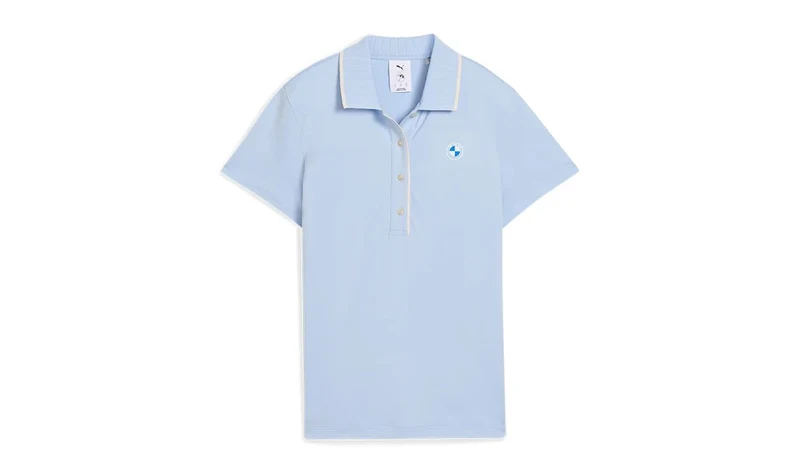 Polo Cloudspun Bridges azul claro para BMW Golf 2025, talla XS-XL. Válido para BMW. Original BMW.