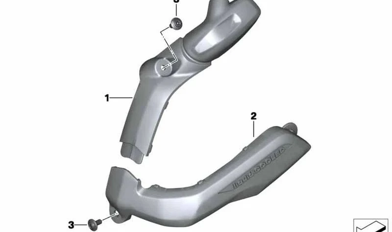 Cubierta de bobinas de encendido izquierda OEM 11128532975 para motos BMW R1200GS, R1200RT, R1200R, R1200RS... y más. Original BMW Motorrad.