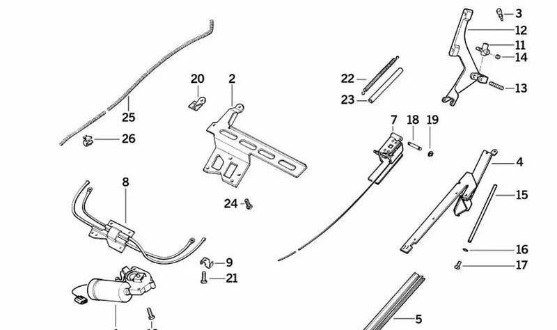 Palanca de embrague izquierda OEM 46632309773 para motos BMW K1100RS, K1100LT, K75RT... y más. Original BMW Motorrad.