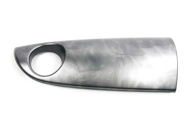 Cubierta de panel lado acompañante Alu Patina OEM 51459145707 para MINI R50, R53, Cabrio R52. Original MINI.