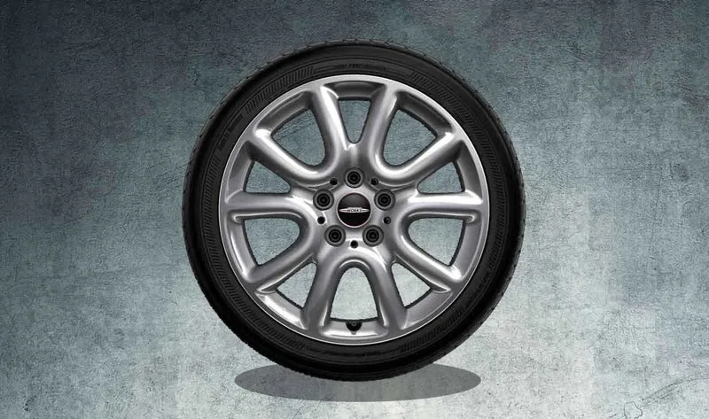 Llanta de aluminio JCW Race Spoke 498 OEM 36116855110 para MINI F56, F55, Cabrio F57. Original MINI.
