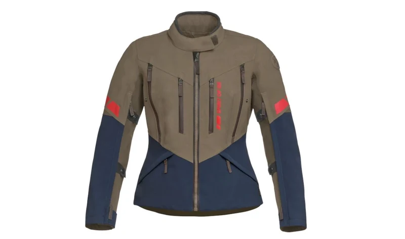 Chaqueta GS Namib Gore-Tex caqui talla 36 OEM 76135A80B17 para BMW. Original BMW Motorrad.
