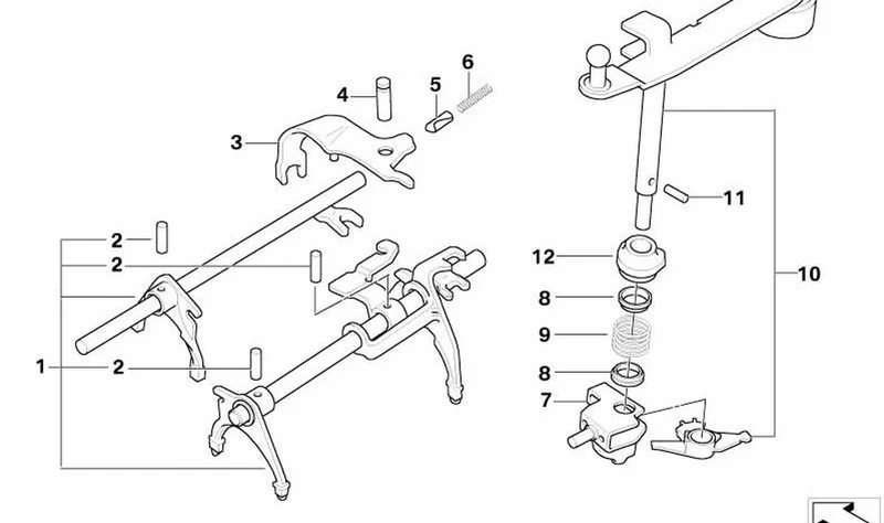 Enclavamiento OEM 23001988878 para MINI R50 Cooper, One... y más. Original MINI.