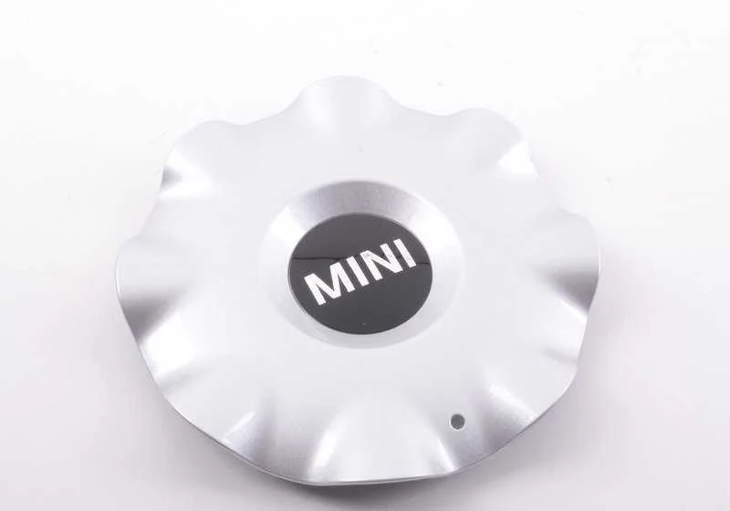 Cubierta de cubo plata 18" OEM 36109804231 para MINI Countryman R60, Paceman R61. Original MINI.