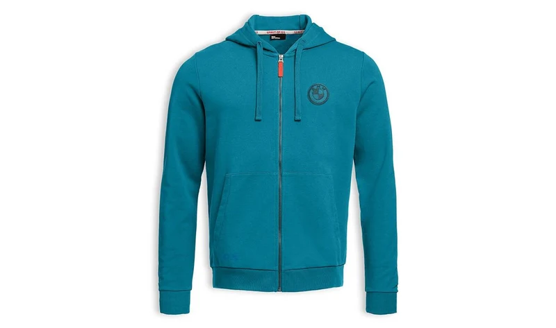 Sudadera con cremallera Spirit of GS azul OEM 76615B3E4B1 para BMW. Original BMW Motorrad.