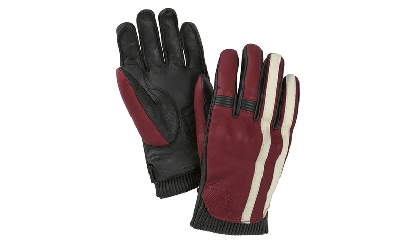 Guantes Lehel rojo/blanco talla XS OEM 76215A867A0 para BMW Motorrad. Original BMW Motorrad.