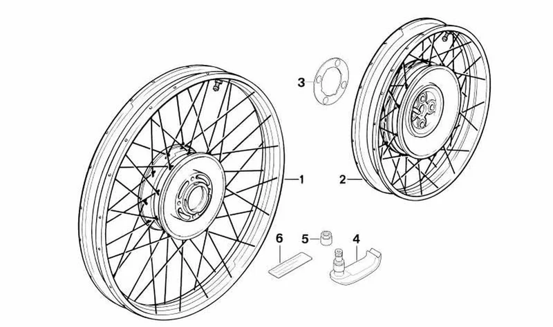 Arandela OEM 36317653286 para motos BMW R1100S, R1150GS, R1150RT, R1150R... y más. Original BMW Motorrad.