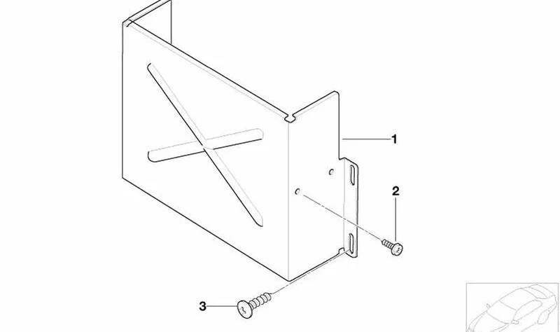 Tornillo de cabeza plana OEM 07119901061 para BMW 7' E65, X3 E83, Z4 E85, MINI R50, K 1200 RS... y más. Original BMW y MINI.