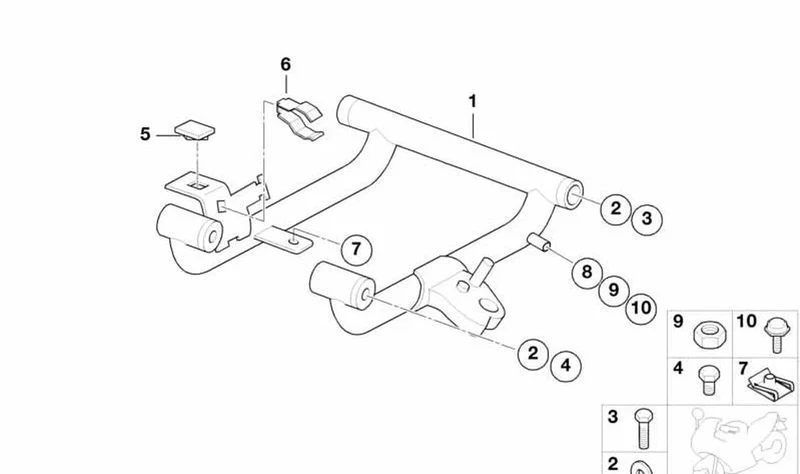 Arandela distanciadora OEM 46712311547 para BMW Motorrad F 650 GS, G 650 GS, R 1100 S, K 100 RS... y más. Original BMW Motorrad.