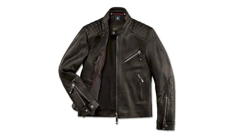 Chaqueta de cuero negra XXL para hombre OEM 80142463162 válida para BMW. Original BMW.