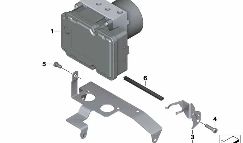 Soporte modulador de presión OEM 34517709306 para motos BMW R1200GS, R1200RT, R1200R, R1200ST... y más. Original BMW Motorrad.