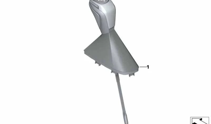 Interruptor de selección de marchas OEM 61319391197 para BMW X1 F48, X1 F48 LCI y X2 F39. Original BMW.