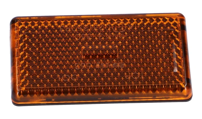 Reflector catadióptrico lateral amarillo OEM 63141540587 para motos BMW C 650 GT, R 1200 RS, R 1250 RS, S 1000 R, S 1000 RR, M 1000 RR, M 1000 R... y más. Original BMW Motorrad