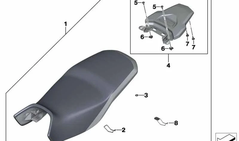 Junta tórica anillo O 40x3,5 EPDM70 OEM 07119909724 para motos BMW R 1200 GS, R 1250 GS, R 1200 RT, R 1150 GS, K 1200 LT, K 1200 RS… y más. Original BMW Motorrad.