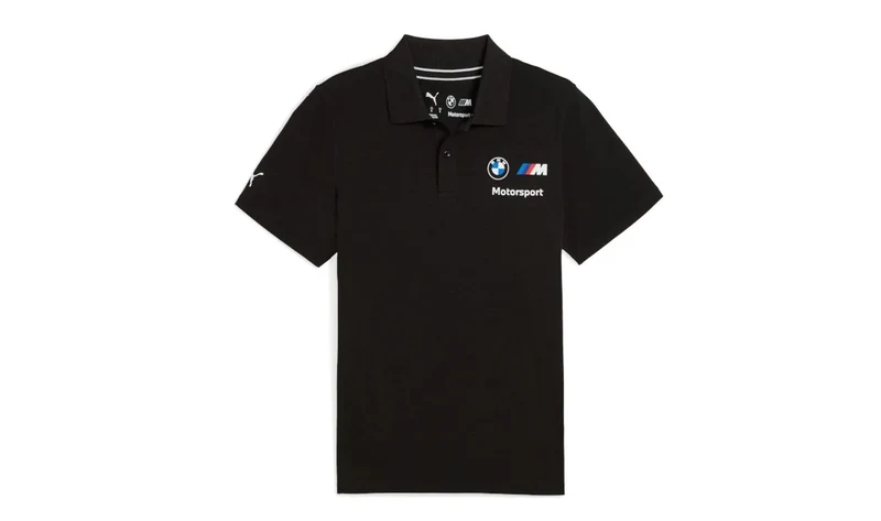 Polo negro talla XL para BMW M Motorsport Otoño/Invierno 2025. Válido para BMW. Original BMW.