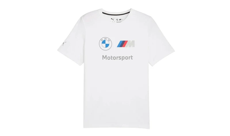 Camiseta MMS ESS+ Logo talla S color blanco para BMW. Válido para BMW. Original BMW.
