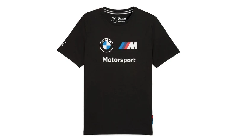 Camiseta negra BMW M Motorsport talla S OEM 80145A0CB85 para BMW. Original BMW.