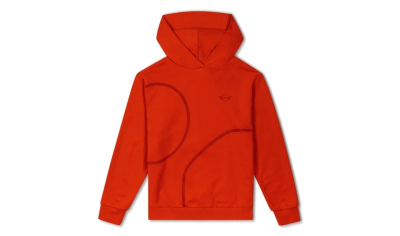 Sudadera con capucha Rebel Red talla XS OEM 80145B32022 para MINI. Original MINI.