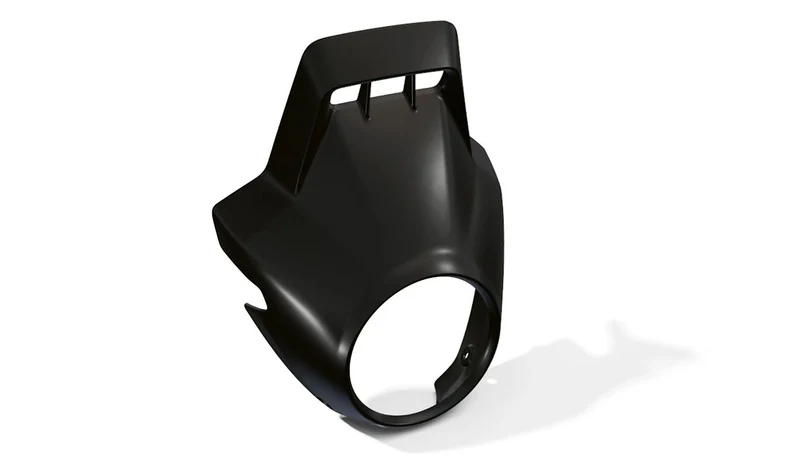 Carcasa de espejo retrovisor derecho OEM 46635B64F39 para motos BMW R1200GS, F750GS, R1250GS... y más. Original BMW Motorrad.