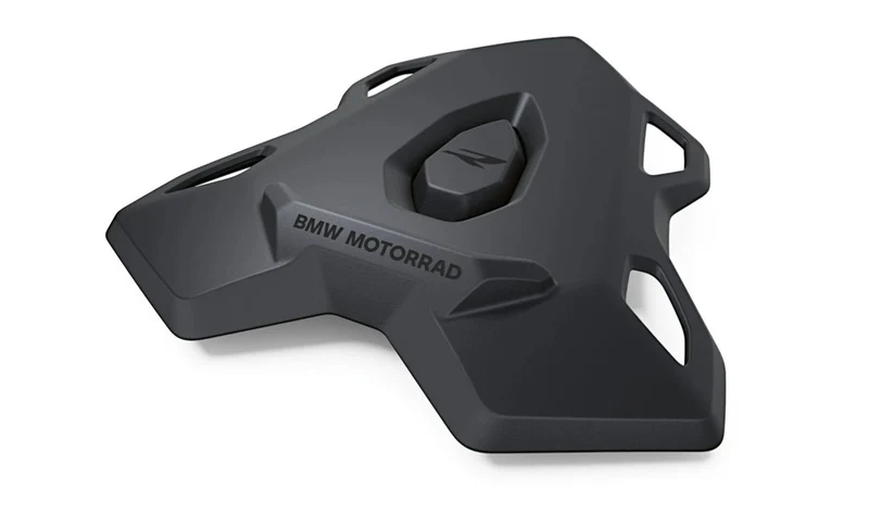 Portaequipajes trasero OEM 77315A70DE5 para motos BMW S 1000 R, M 1000 R. Original BMW Motorrad.