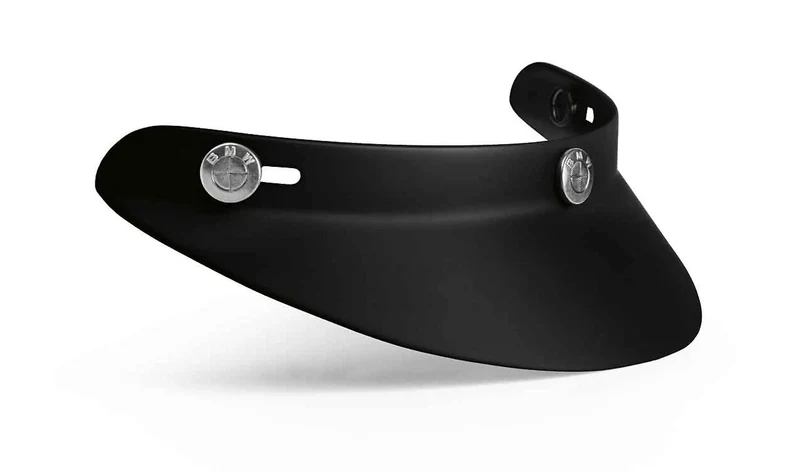 Parasol para casco Sunshield Bowler negro mate OEM 76319480522 para todas las motos BMW. Original BMW Motorrad.