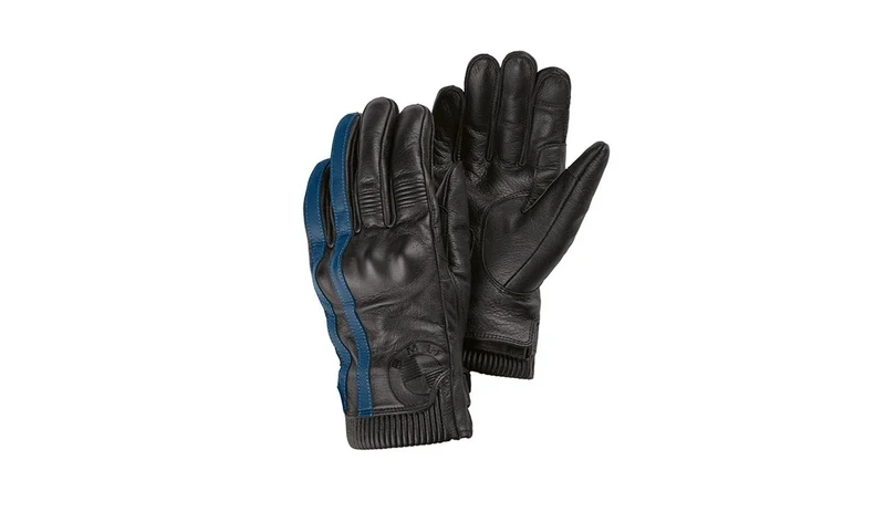 Guantes Lehel azul OEM 76215B3D077 para BMW. Original BMW Motorrad.