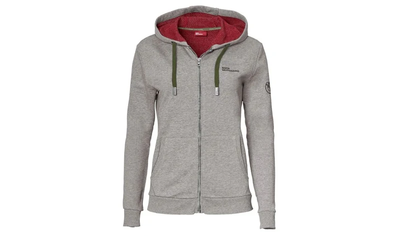 Sudadera con capucha gris talla XXL OEM 76618542397 para BMW. Original BMW Motorrad.