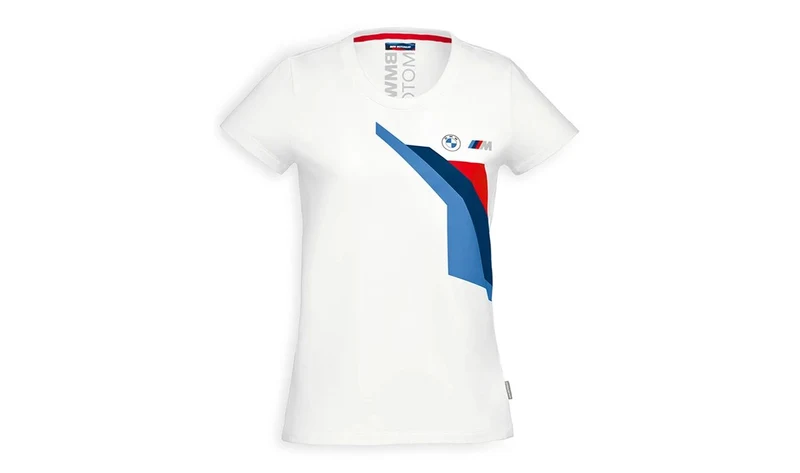 Camiseta Motorsport señora blanca XS OEM 76615A81395 para BMW. Original BMW.